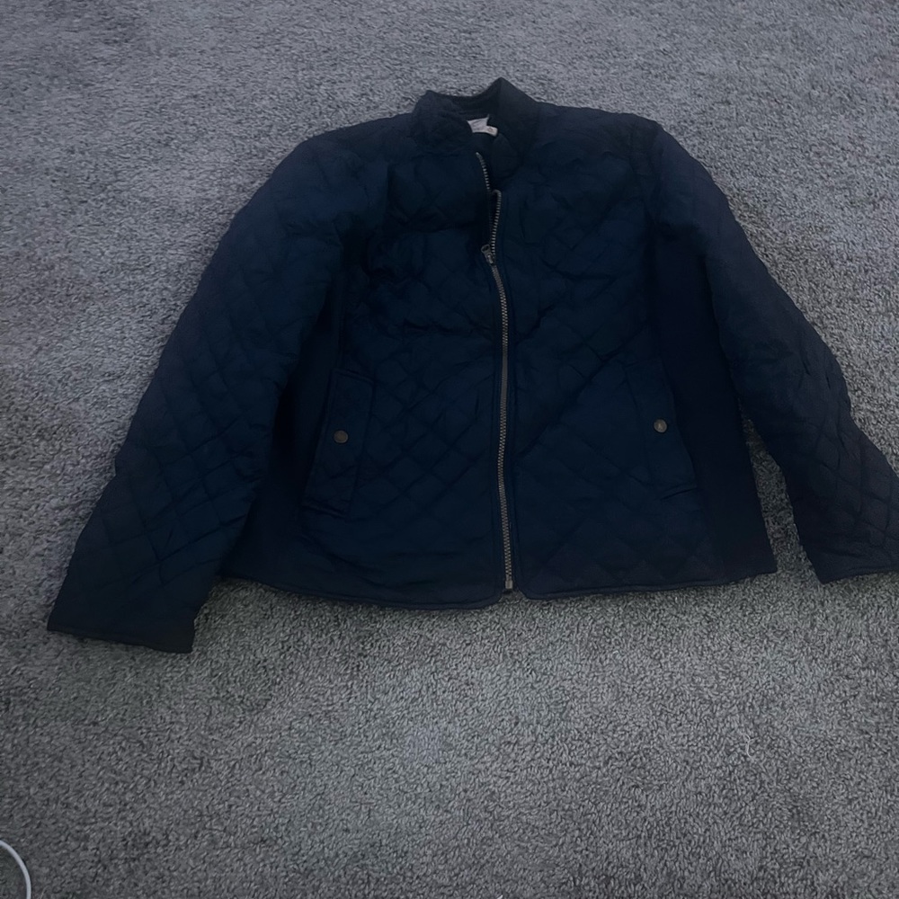 faded glory nice navy blue puffer jacket